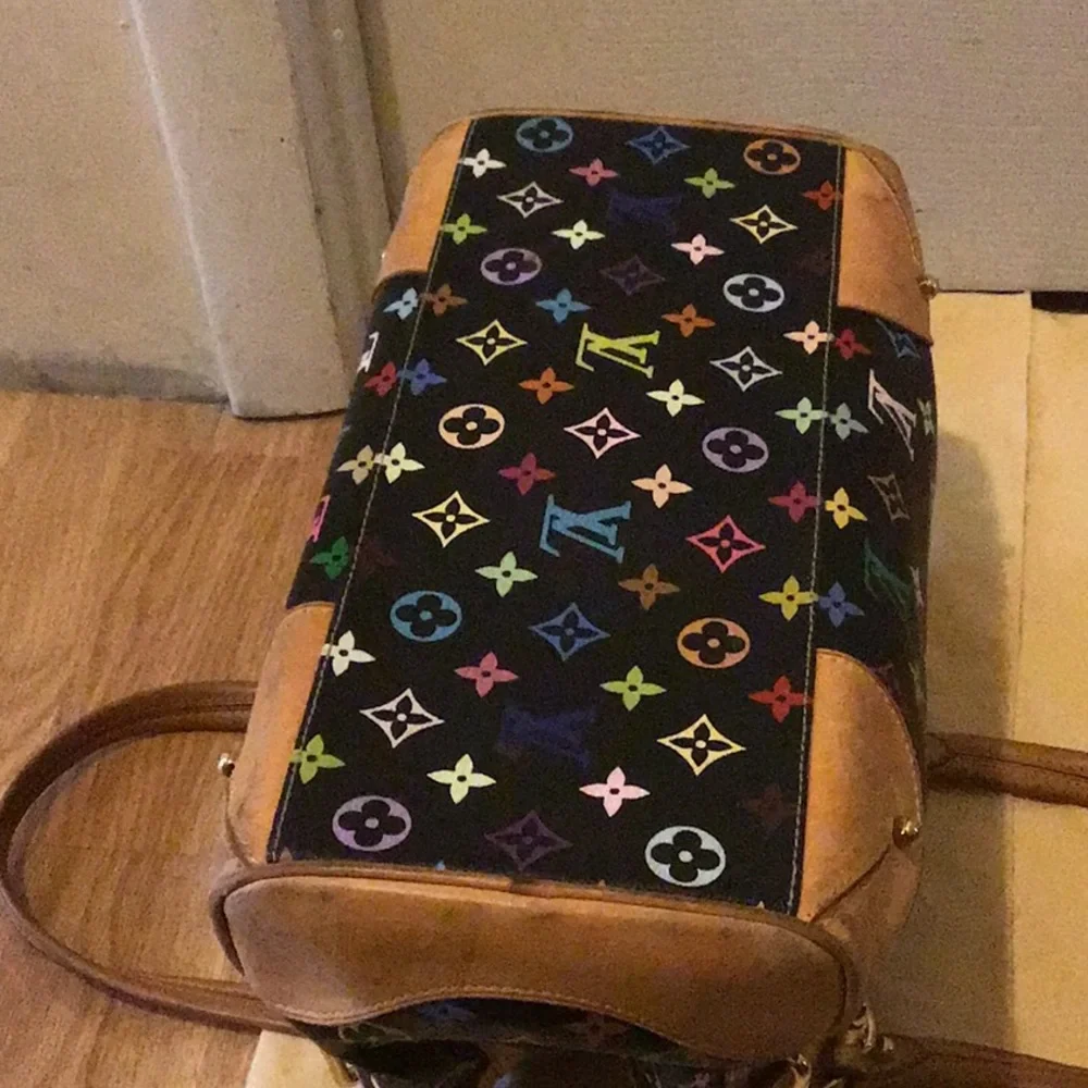 🌟Louis Vuitton🌟black multi Murakami Claudia AS4088